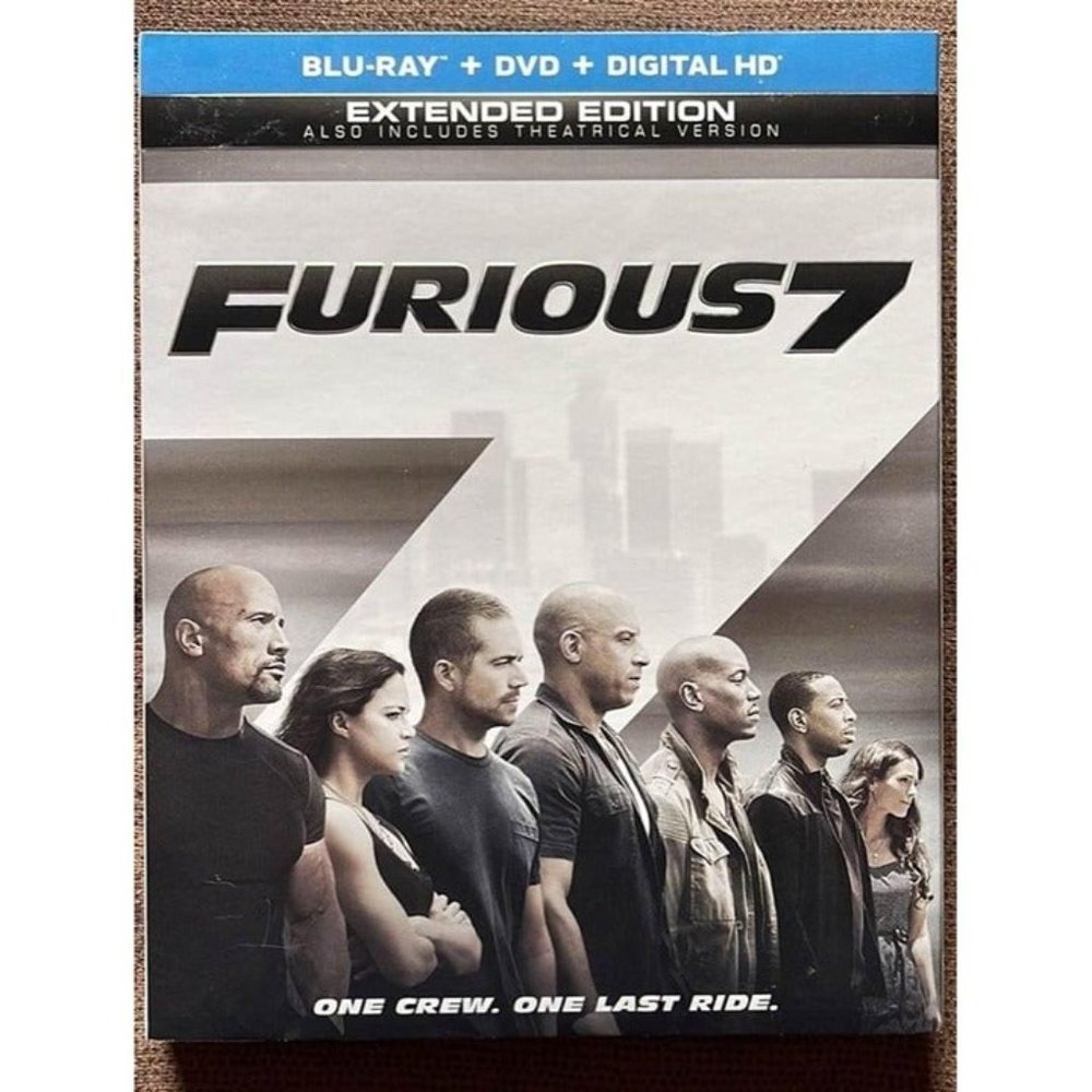 Furious 7 (Blu-ray/DVD) - NEW